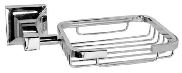 Мыльница  АКВАЛИНИЯ  сетка, хром хром 88159