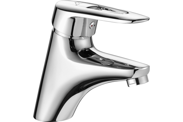 Смеситель для умывальника FASHUN  А1004 врезной, однорычажный, хром, D=40мм 