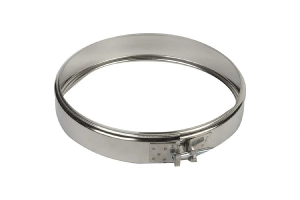 Хомут УМК 160мм 0,5мм оцинкованная сталь 