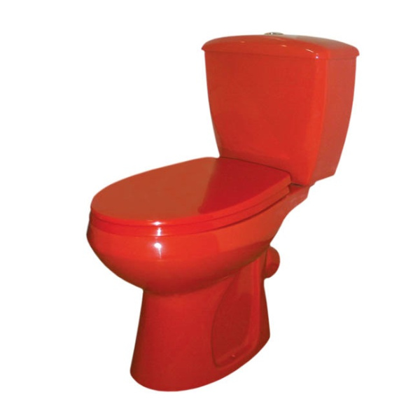 Унитаз компакт СТАРЫЙ ОСКОЛ Дора Стандарт  красный, 