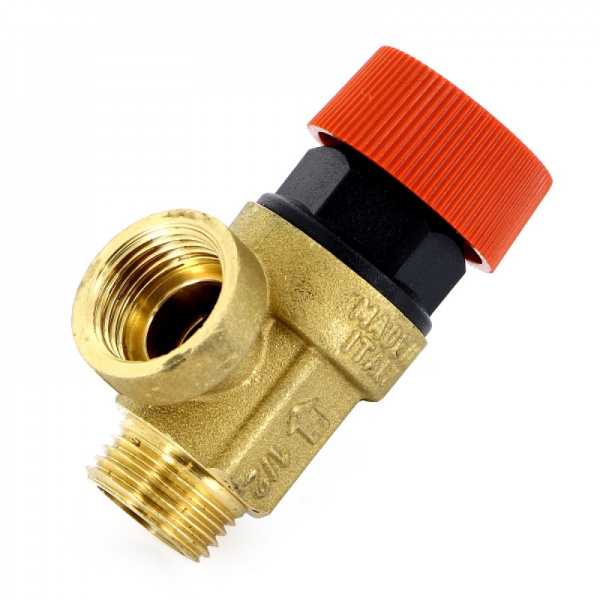 Клапан предохранительный мембранный TIM BL22MF-K-1.5, 1/2 вн., 1,5 bar, латунь