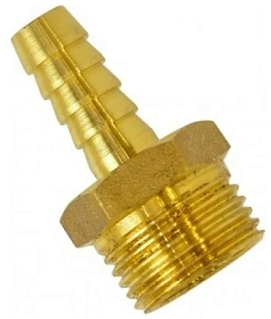 Штуцер для шлангов 1/2М  (14) лат