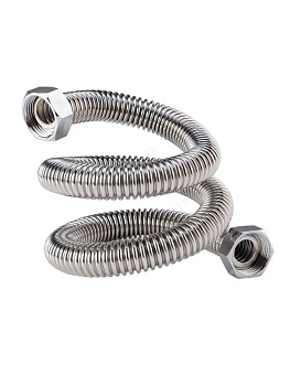 Подводка гибкая для газа сильфонная  100см 3/4", вн/вн 