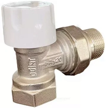 Клапан термостатический угловой 1/2 Ogint с преднастройкой М30х1,5 022-5066