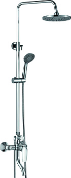 Душевая система RUSH  ST4235-11  однорычажн.с троп.душем хром